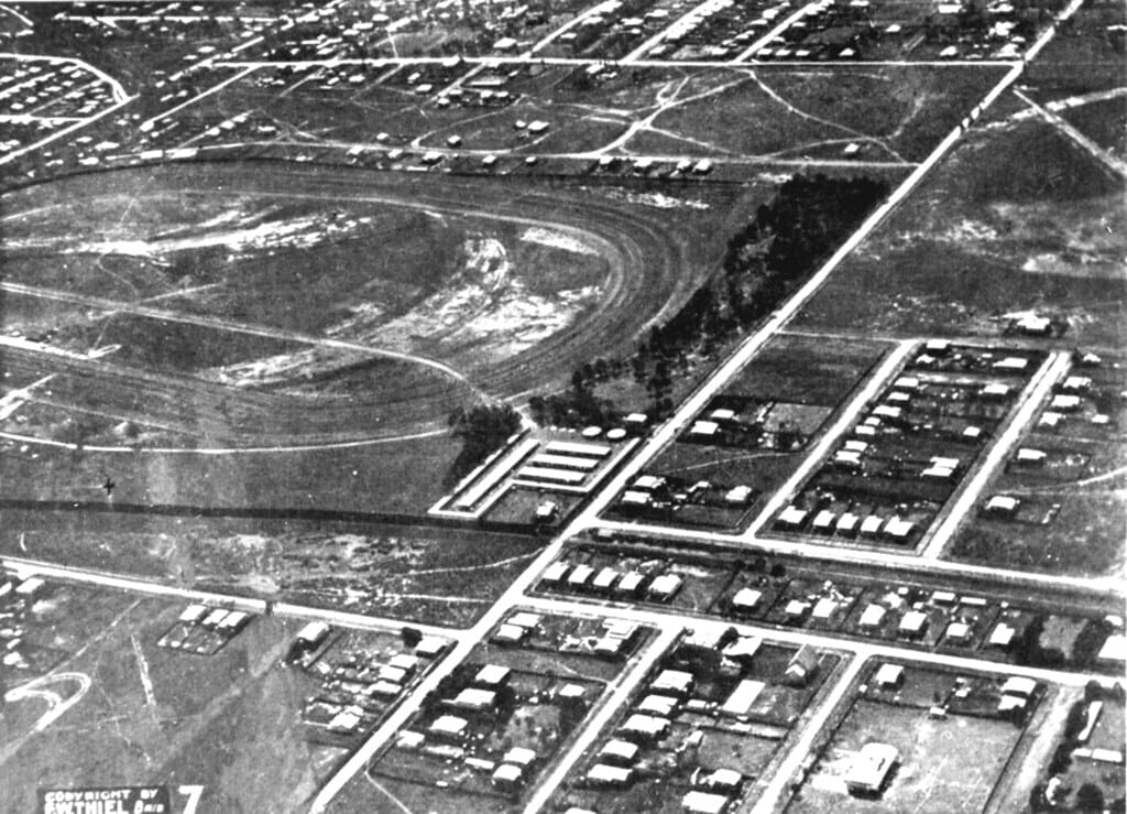 Ascot race course and Doomben, 1919. Taken by F. W. Thiel