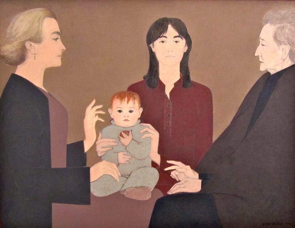 Barnet, Four generations, 1984. Vatican Museums