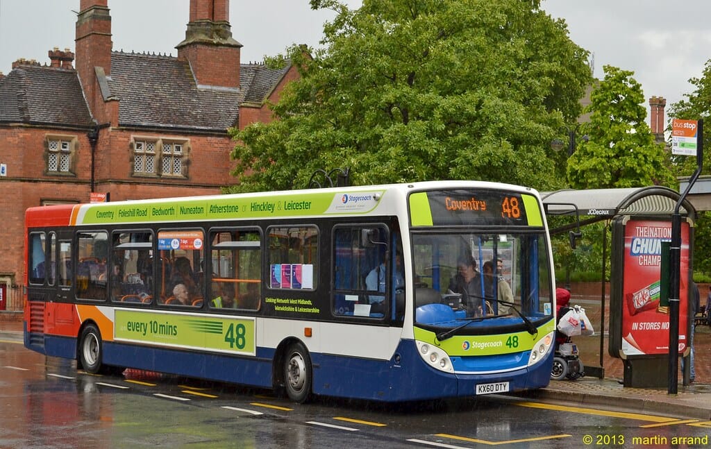 KX60DTY 36173 stagecoach nuneaton at bedworth