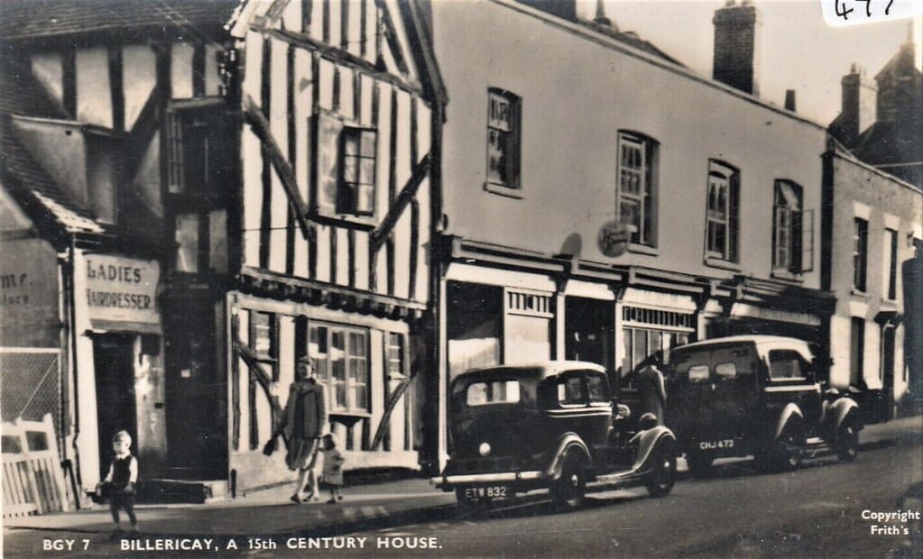 BILLERICAY Essex 15th Century House by a Ladies Hardressers