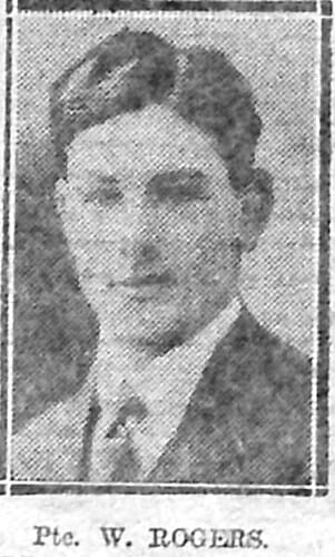 W Rogers, Bishop Auckland, killed