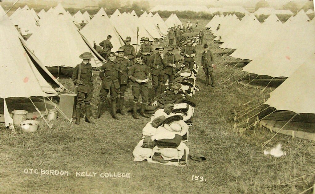 O.T.C. Bordon - Kelly College - WW1