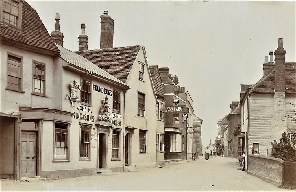 West Street, Coggeshall, Nr Colchester & Braintree. Essex 1911