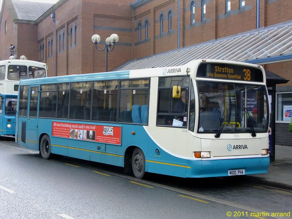 M100PHA 2038 arriva in burton on trent