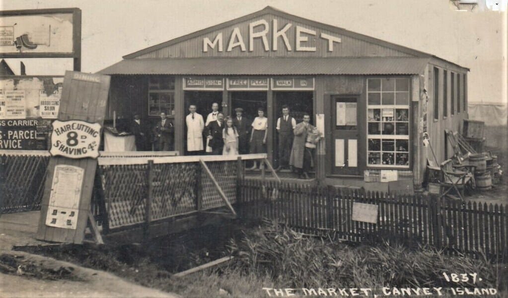 CANVEY ISLAND Essex The Market - Hairdressers' Express Parcels Sign