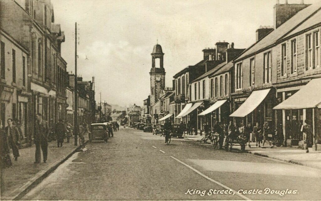 Castle Douglas Dumfries - King Street c1950