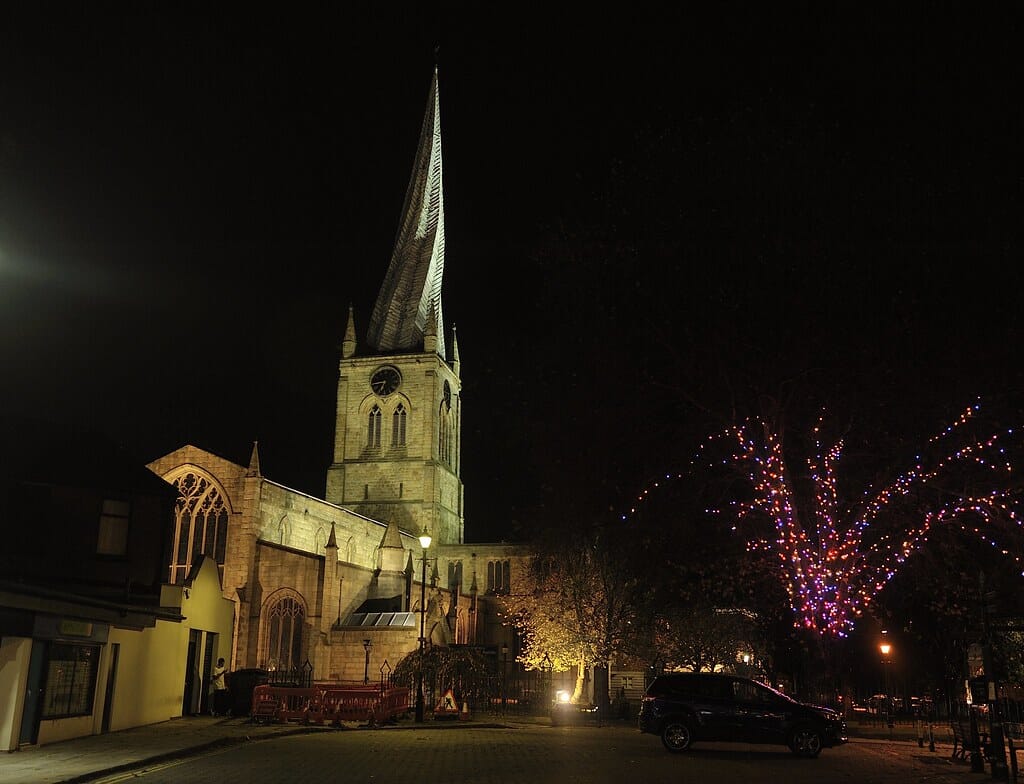 The crooked Spire Chesterfield Derbyshire UK