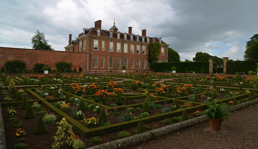 The Parterre Garden at Handbury Hall, Droitwich, Worcestershire