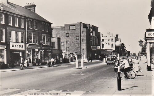 HIGH STREET NORTH - ABC CINEMA - PELICAN CROSSING - DUNSTABLE - BEDFORDSHIRE RP