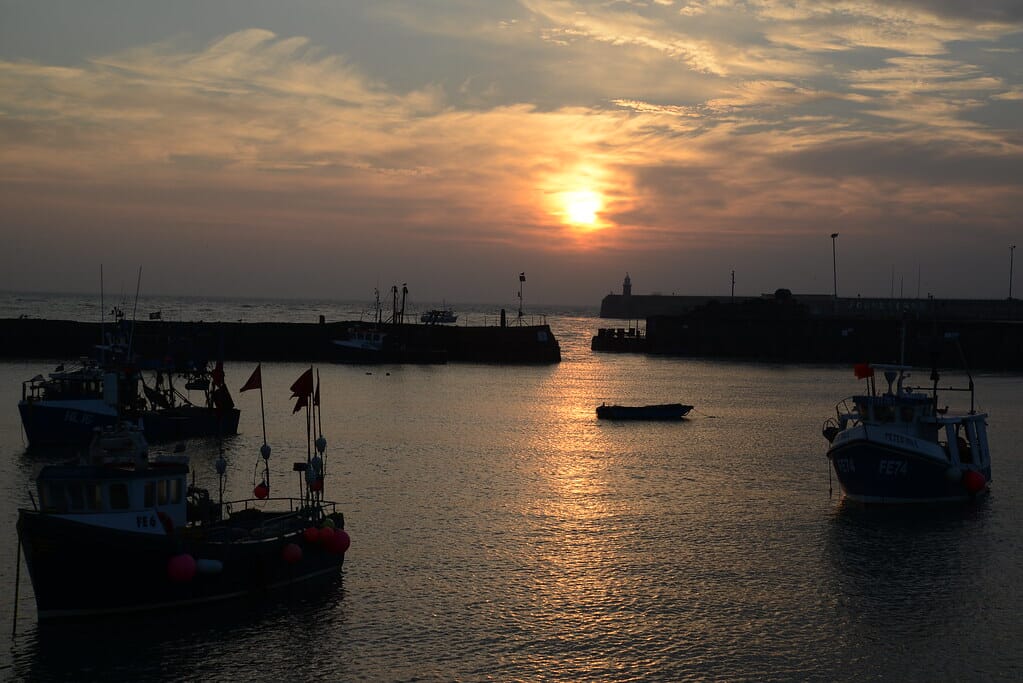 Folkestone Harbour, Kent, Sunrise