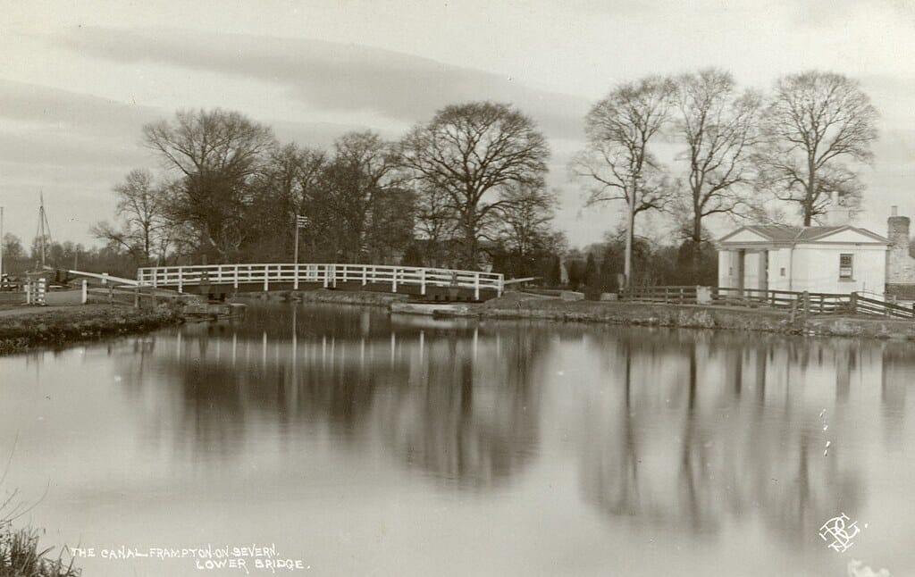 Frampton on Severn, Lower Bridge, Gloucester & Sharpness Canal RP c1908