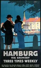 Hamburg via Grimsby (c.1920)