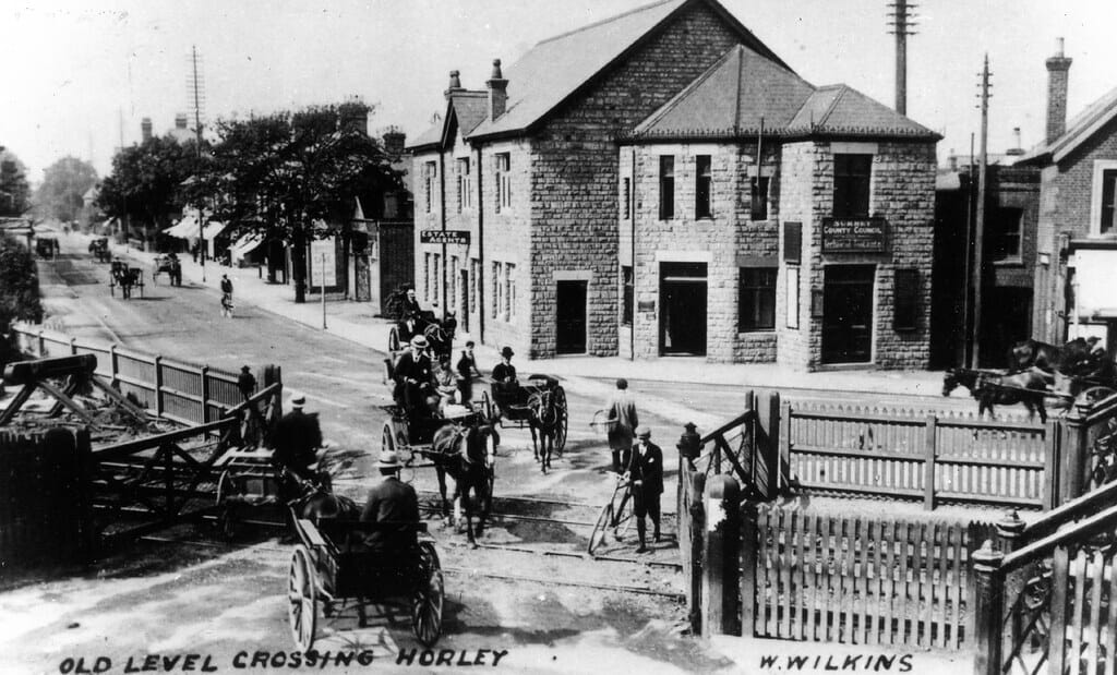 surrey - old level crossing horley