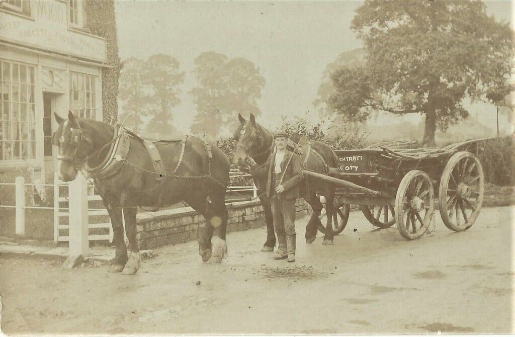 Tratt Wagon & Horses RP. Bridgwater. & Polperro. Grundisburgh Woodbridge,Ipswich SUFFOLK