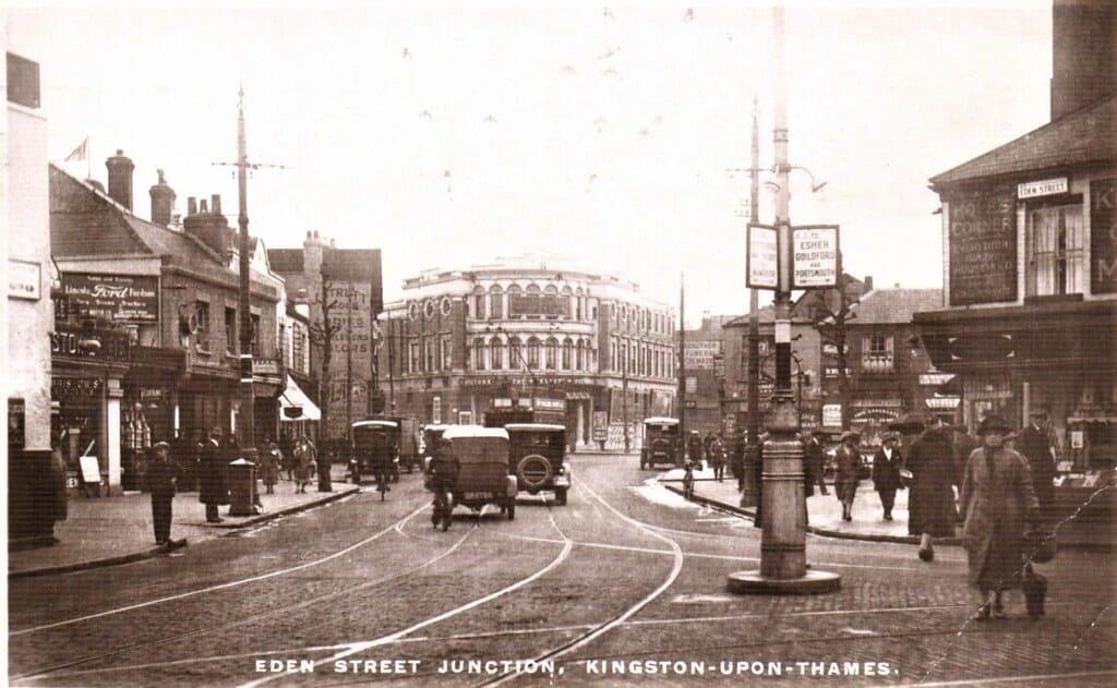 Kingston upon Thames. Eden Street Junction # 5291 in Pelham Series. SURREY 1925