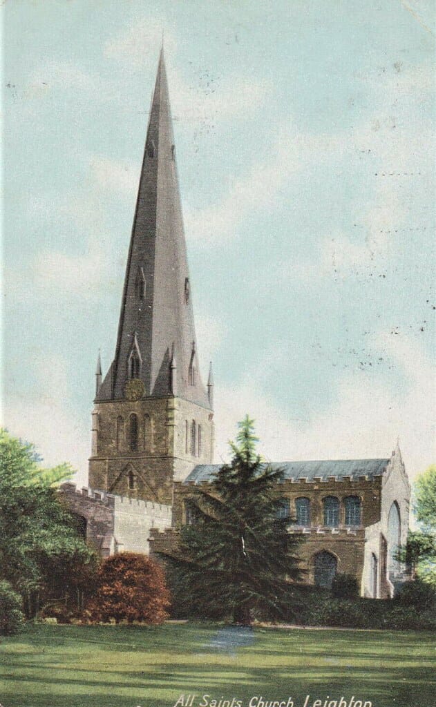 PPC All Saints Church Leighton Buzzard Bedfordshire Rush & Warwick 1906