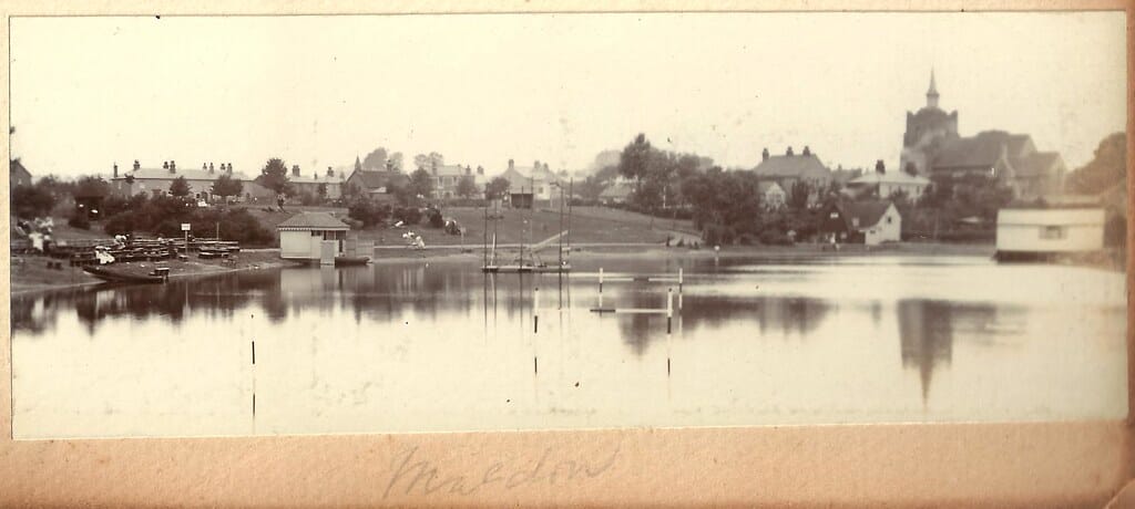 Marine Lake, Maldon, Essex, early 1900s