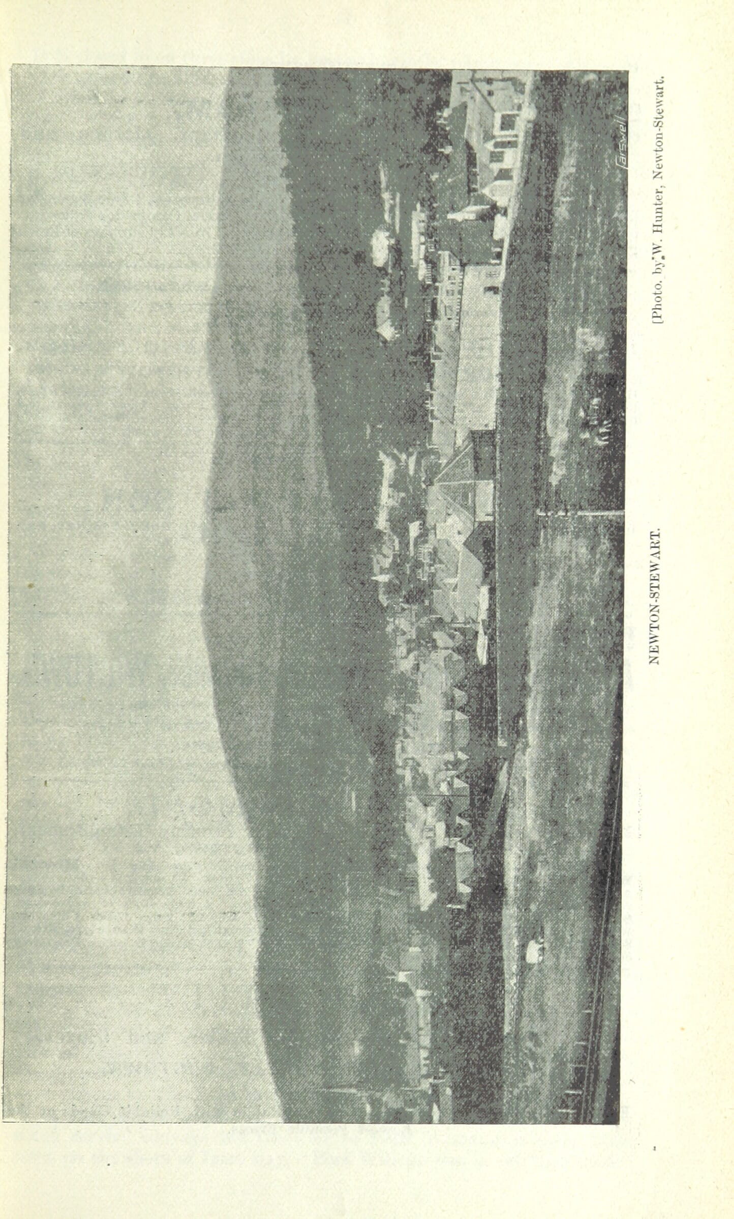 Newton Stewart from 'Tours in Galloway, etc. [Signed, W. M'C.]'.