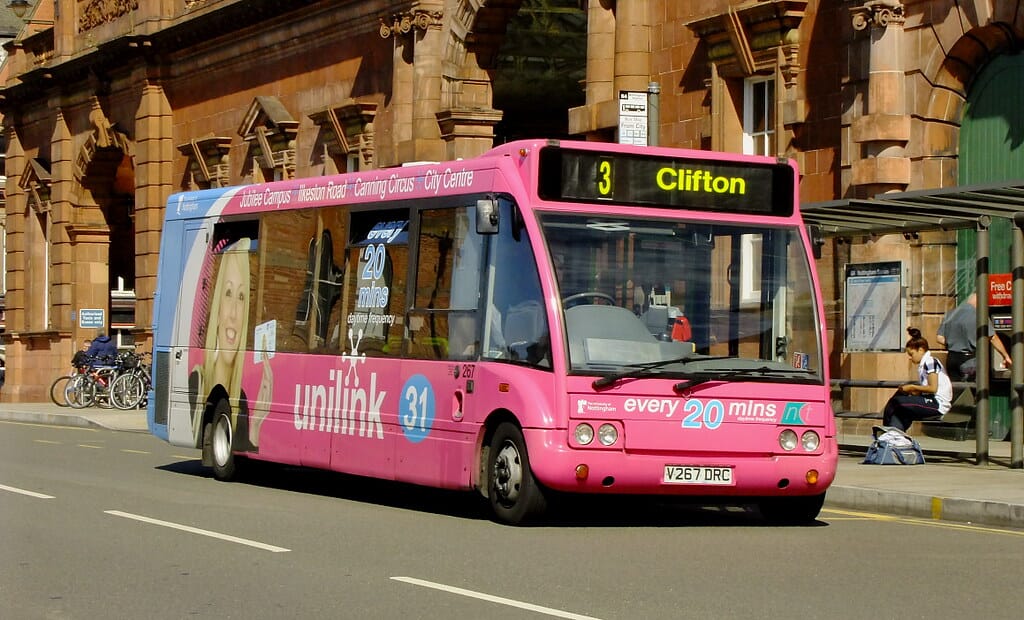 V267DRC 267 nottingham city transport