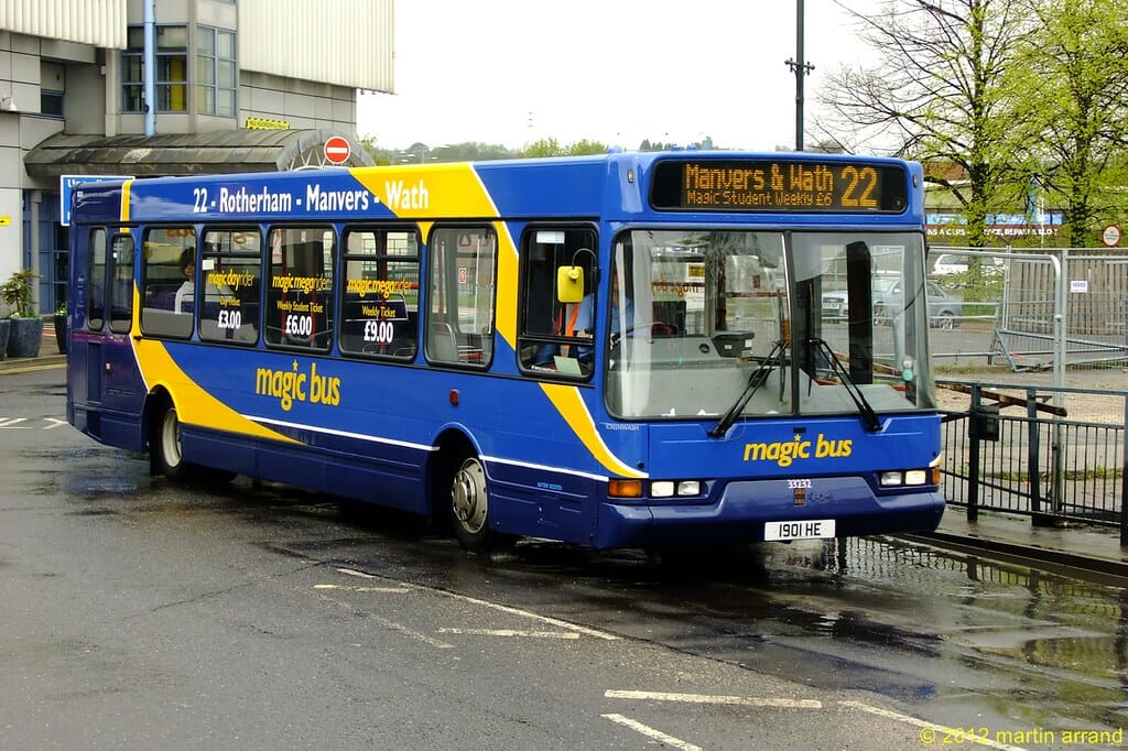 1901HE 33232 stagecoach magic bus in rotherham