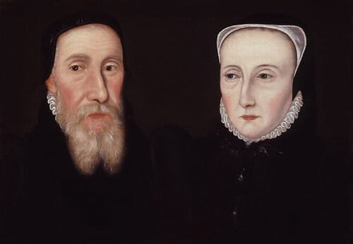 Edwin Sandys, Archbishop of York, and his wife Cicely Wilford
