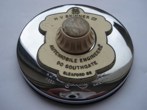 H V Skinner - Sleaford - tax disc holder