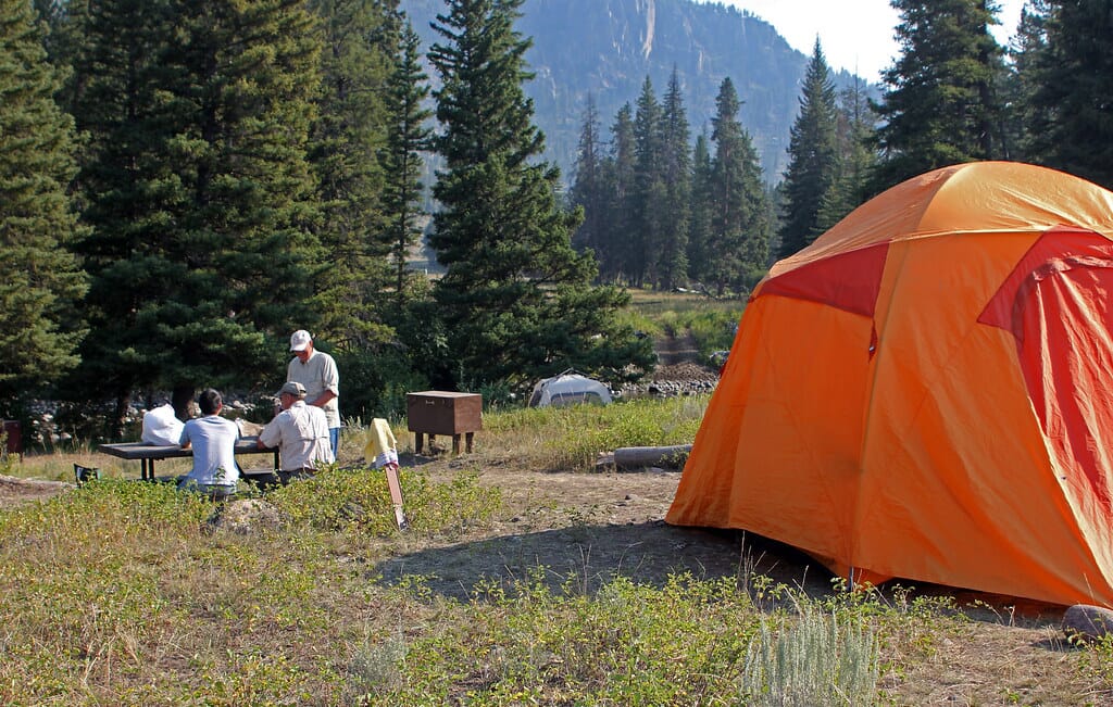 Slough Creek Campground site