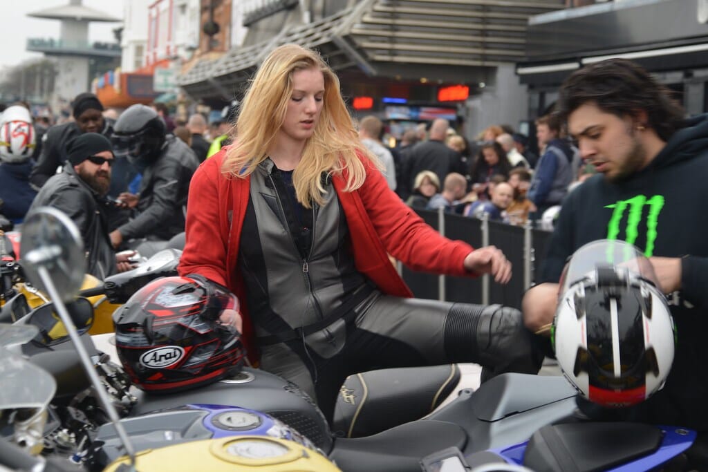 Biker-Girl, Southend-on-Sea, Essex