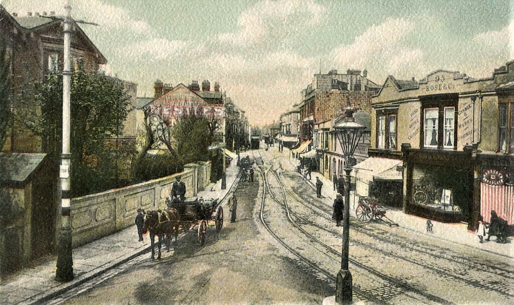SOUTHSEA, Hampshire. THE STRAND (near Strand roundabout today). F. Stuart 1905