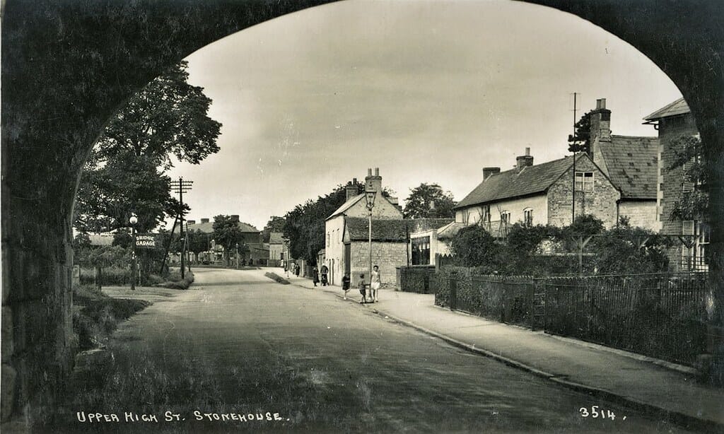 Stonehouse, Upper High Street, Bridge Garage, Nr Stroud Gloucester RP c1938