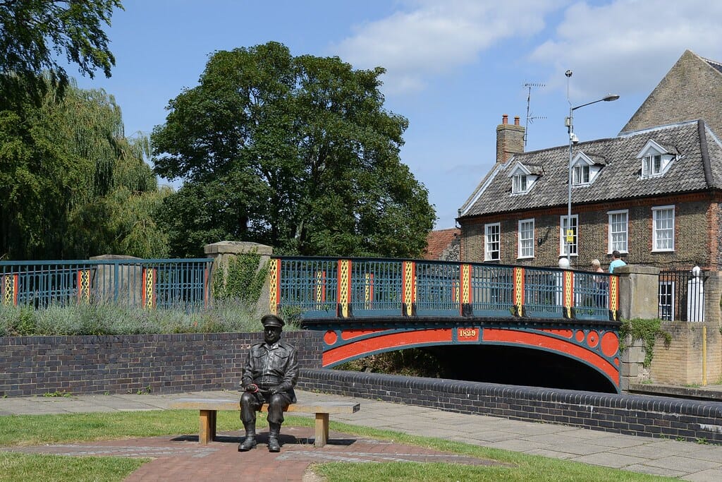 Statue of Captain Mainwaring, Thetford, Norfolk
