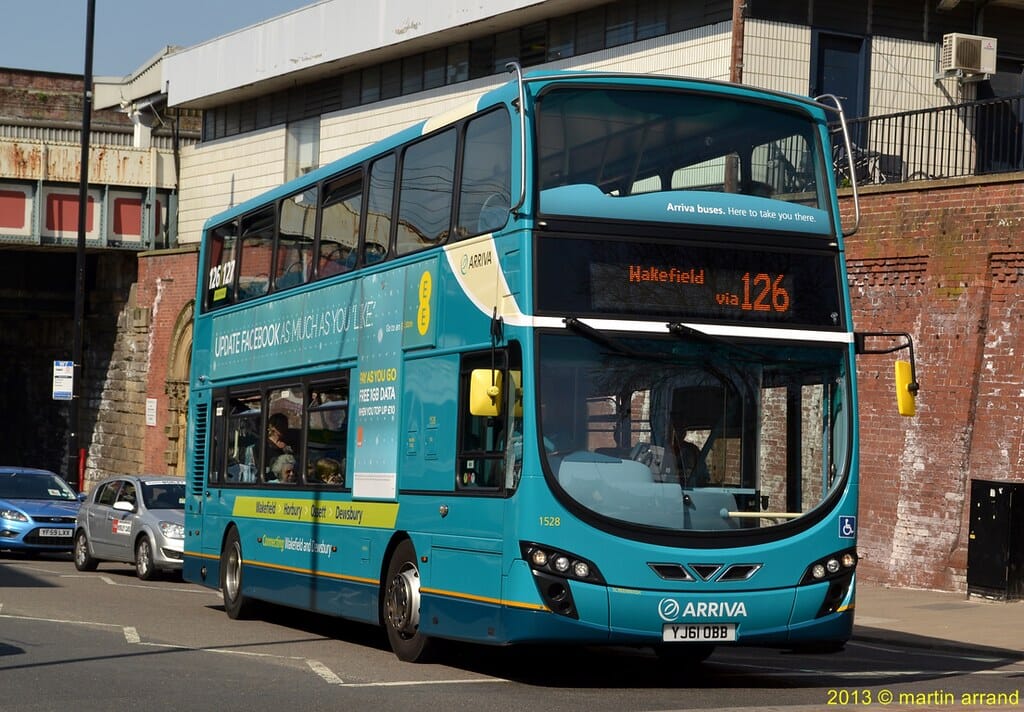 YJ61OBB 1528 arriva yorkshire in wakefield