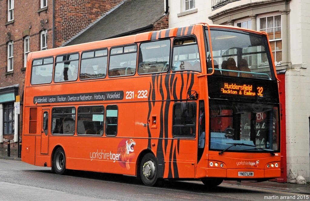 YN07LHW 905 Yorkshire Tiger in Wakefield