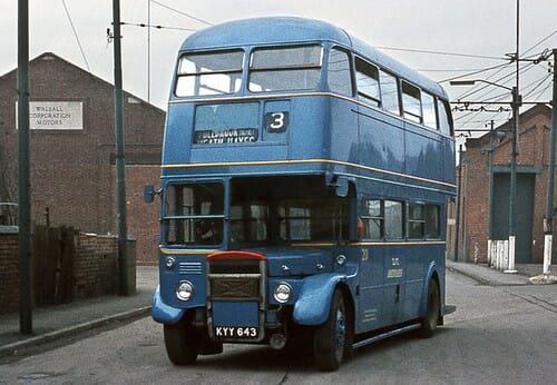Walsall Corporation Leyland 7RT.