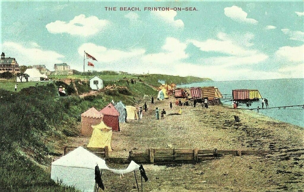 The Beach, Frinton on Sea. e.1900s. nr. Walton on the Naze & Clacton on Sea