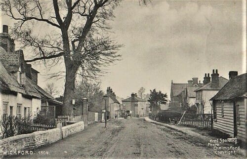 Wickford, Essex - Village scene c1910 by Fred Spalding #1504
