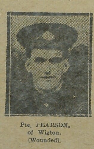 Pte. Pearson - Wigton - (Wounded)